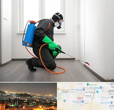 سمپاشی ساس و سوسک در مارلیک کرج 