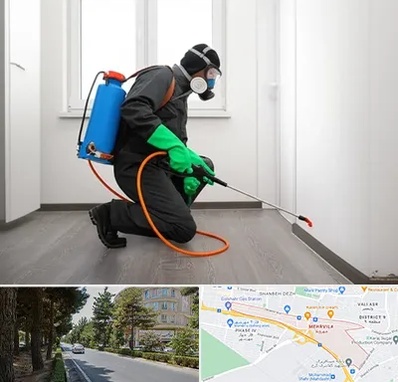 سمپاشی ساس و سوسک در مهرویلا کرج 