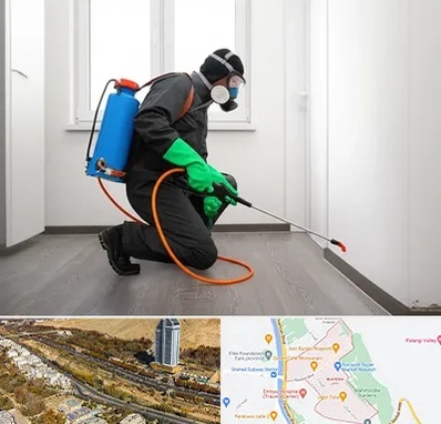 سمپاشی ساس و سوسک در خیابان نیایش شیراز 