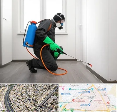 سمپاشی ساس و سوسک در شهرک غرب مشهد 