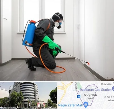 سمپاشی ساس و سوسک در قلهک 