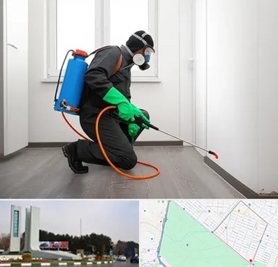 سمپاشی ساس و سوسک در بلوار فلسیطین مشهد 