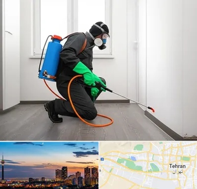 سمپاشی ساس و سوسک در غرب تهران 