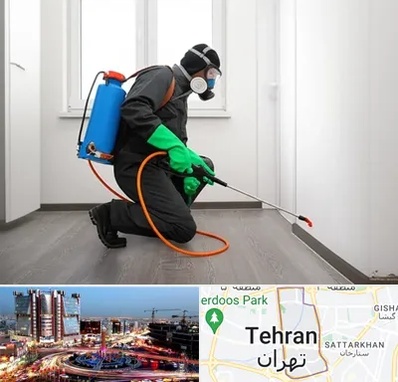 سمپاشی ساس و سوسک در صادقیه 