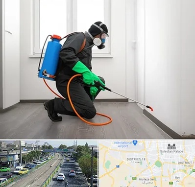 سمپاشی ساس و سوسک در جنوب تهران 