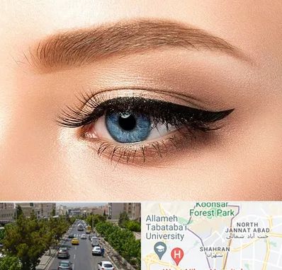 تاتو خط چشم در شهران