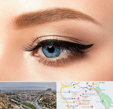 تاتو خط چشم در معالی آباد شیراز