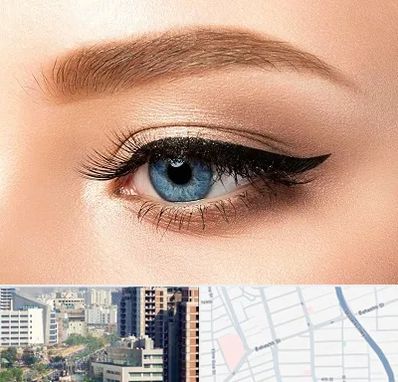 تاتو خط چشم در خیابان بهشتی