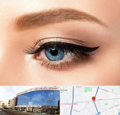 تاتو خط چشم در نصف راه تبریز