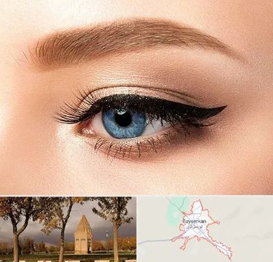 تاتو خط چشم در تویسرکان