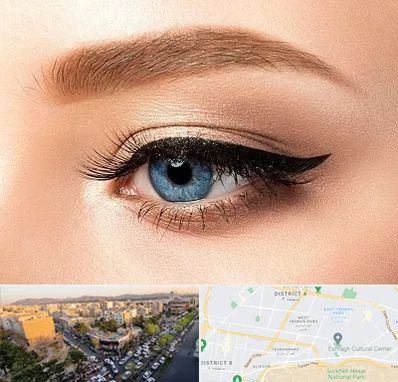 تاتو خط چشم در تهرانپارس 