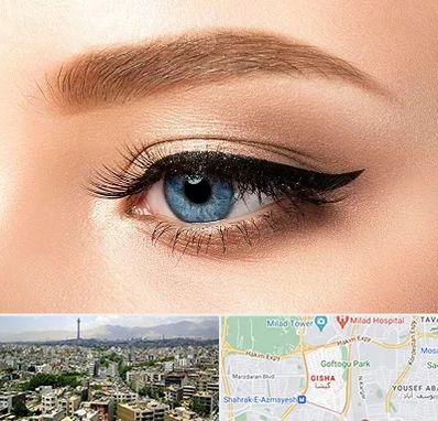 تاتو خط چشم در گیشا