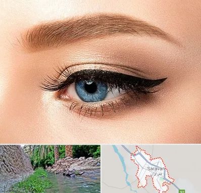 تاتو خط چشم در سراوان