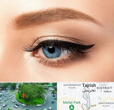 تاتو خط چشم در تجریش 