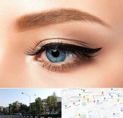 تاتو خط چشم در میدان کاج