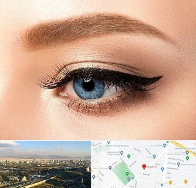 تاتو خط چشم در هنگام