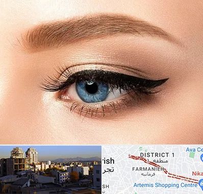 تاتو خط چشم در فرمانیه