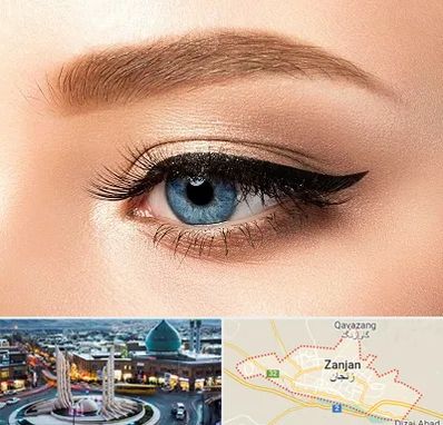 تاتو خط چشم در زنجان