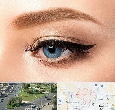 تاتو خط چشم در شاهین ویلا کرج