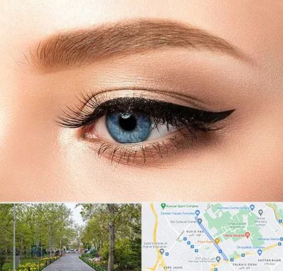 تاتو خط چشم در قدوسی غربی شیراز