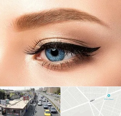 تاتو خط چشم در خیابان دماوند