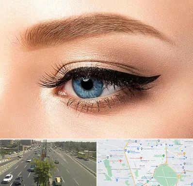 تاتو خط چشم در منطقه 17 تهران