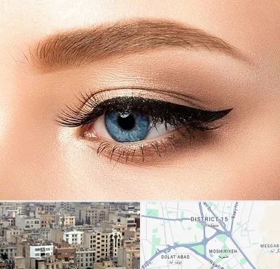تاتو خط چشم در جنوب شرق تهران