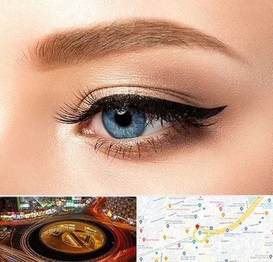 تاتو خط چشم در میدان ولیعصر