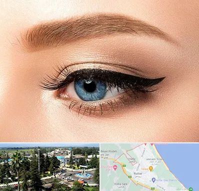 تاتو خط چشم در رودسر