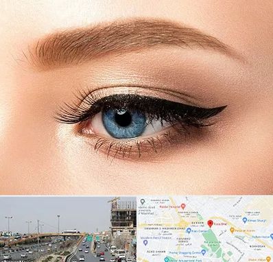 تاتو خط چشم در بلوار توس مشهد