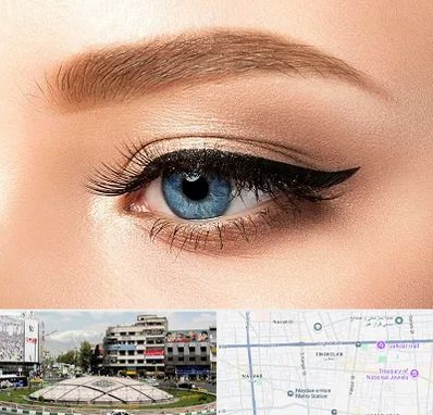 تاتو خط چشم در مرکز تهران