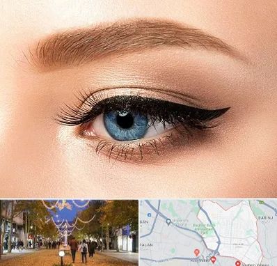 تاتو خط چشم در ولیعصر ارومیه