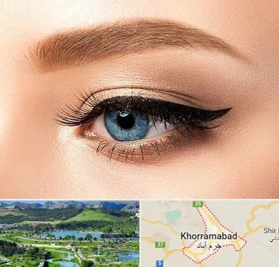 تاتو خط چشم در خرم آباد