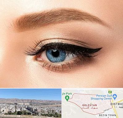 تاتو خط چشم در شهرک گلستان شیراز