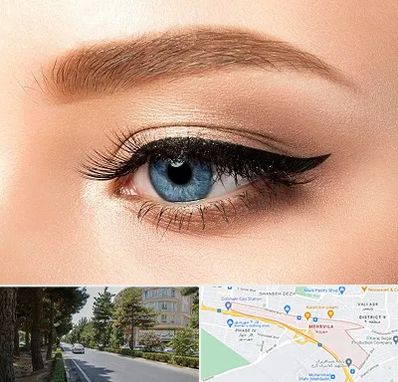 تاتو خط چشم در مهرویلا کرج