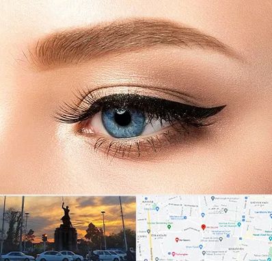 تاتو خط چشم در میدان حر