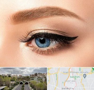 تاتو خط چشم در یوسف آباد 