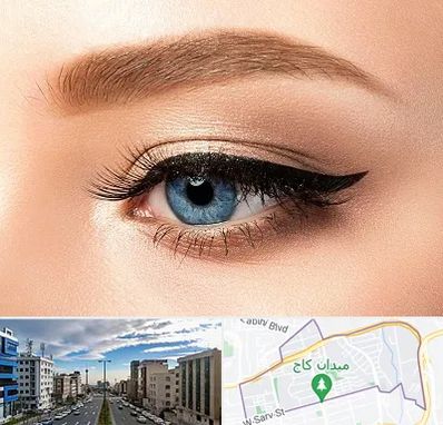 تاتو خط چشم در سعادت آباد 