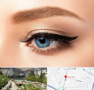 تاتو خط چشم در بلوار تعاون
