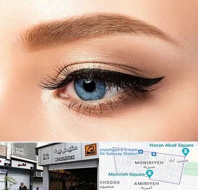 تاتو خط چشم در منیریه