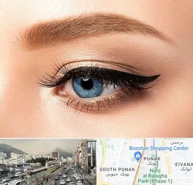 تاتو خط چشم در پونک