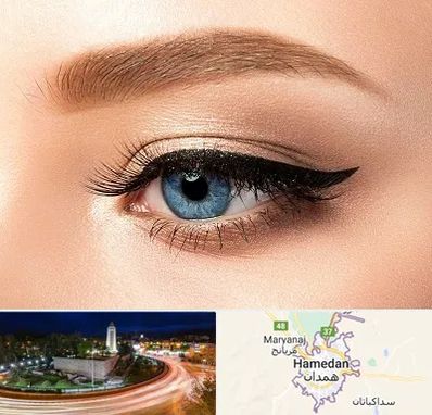 تاتو خط چشم در همدان