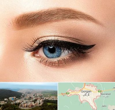 تاتو خط چشم در گرگان