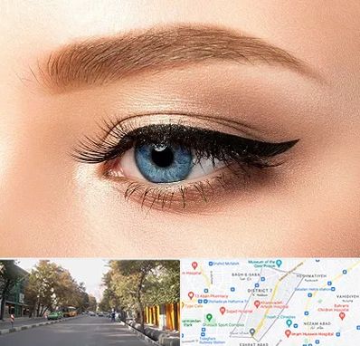 تاتو خط چشم در شریعتی