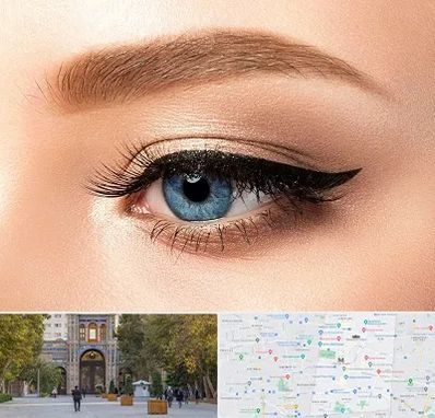 تاتو خط چشم در منطقه 12 تهران