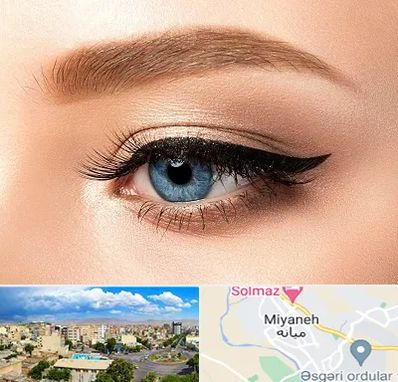 تاتو خط چشم در میانه