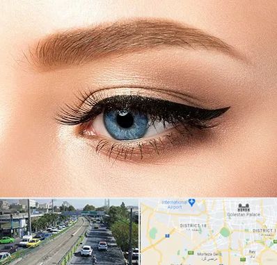 تاتو خط چشم در جنوب تهران