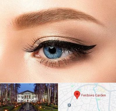 تاتو خط چشم در باغ فردوس