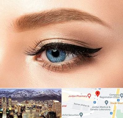 تاتو خط چشم در جردن