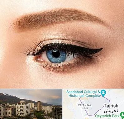 تاتو خط چشم در زعفرانیه